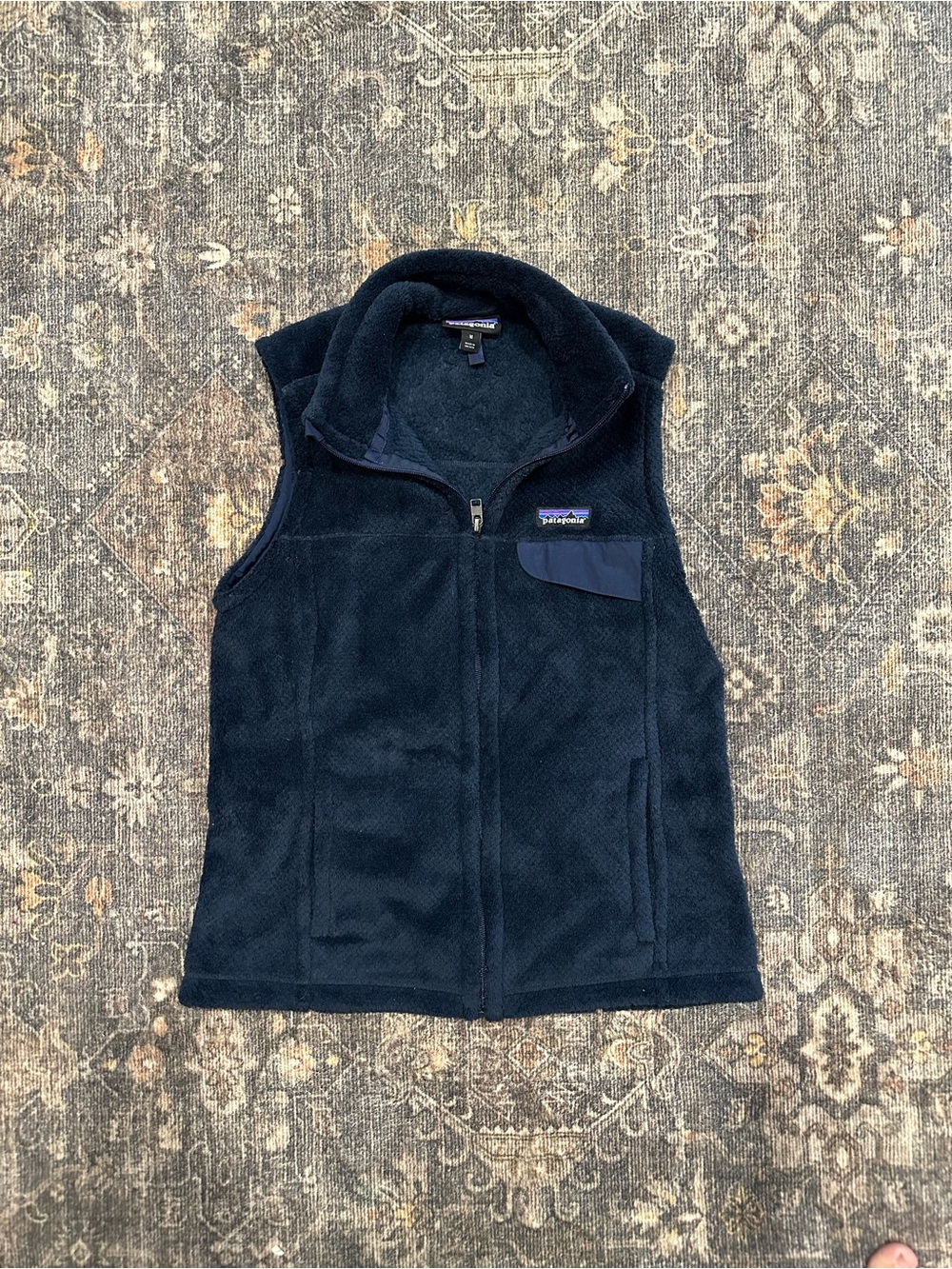 Patagonia navy re tool Polartec Thermal Pro fleece
vest